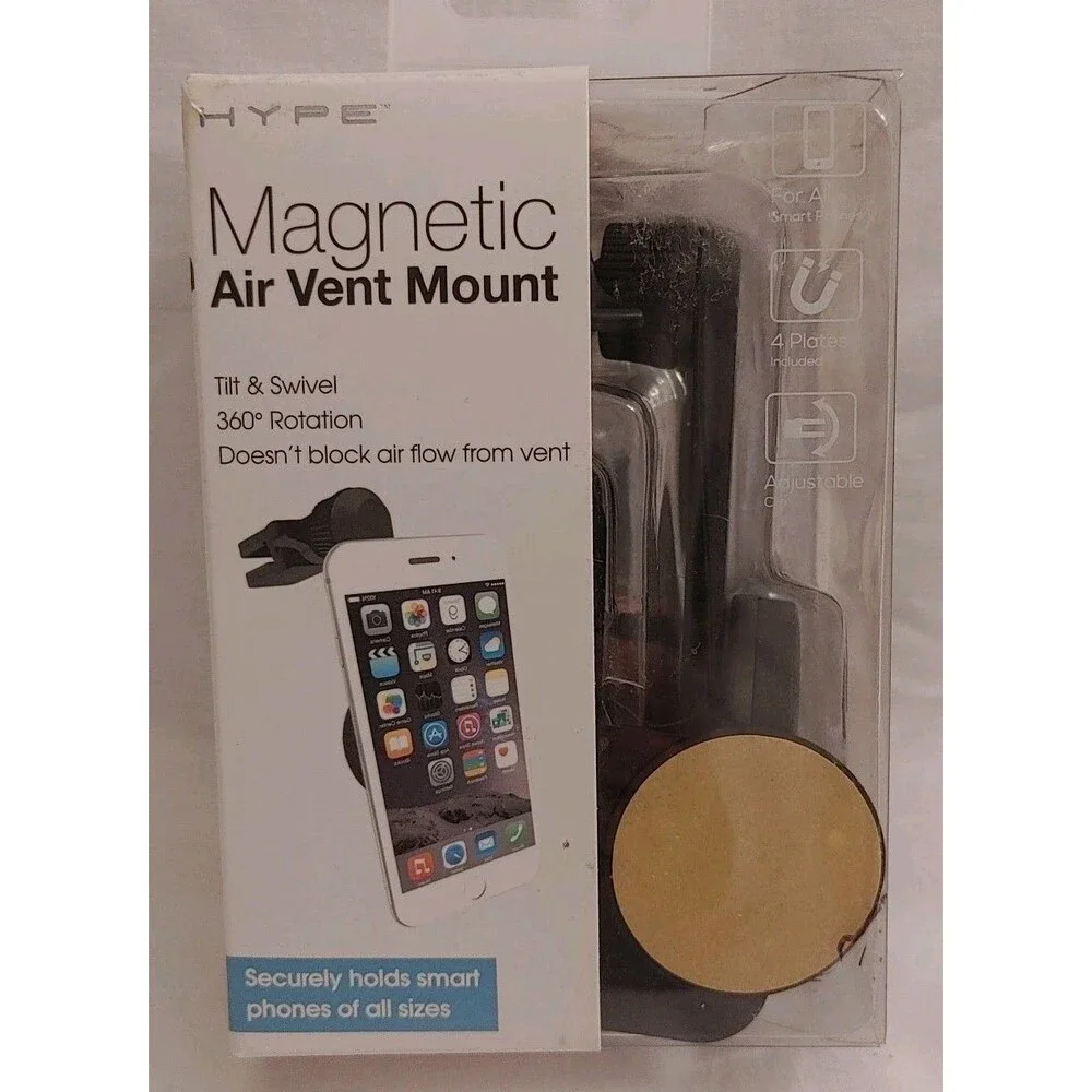 Hype Magnetic Car Air Vent Mount Universal Phone Holder